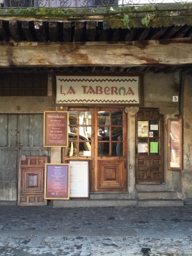 A tavern in La Alberca